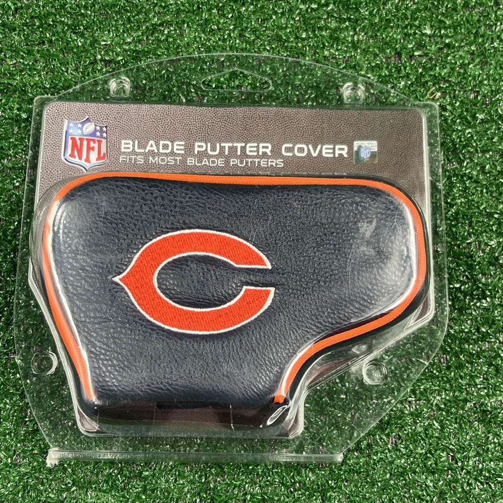 Chicago Bears Blade Putter Cover Golf Club Cover Blue and Orange New